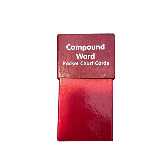 Compound Words Pocket Chart Cards Set In Box Educational‎ Tools - Picture 6 of 6